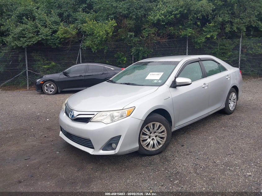 Vin: 4t1bd1fk0cu052278, lot: 46314364, toyota camry hybrid le 20122