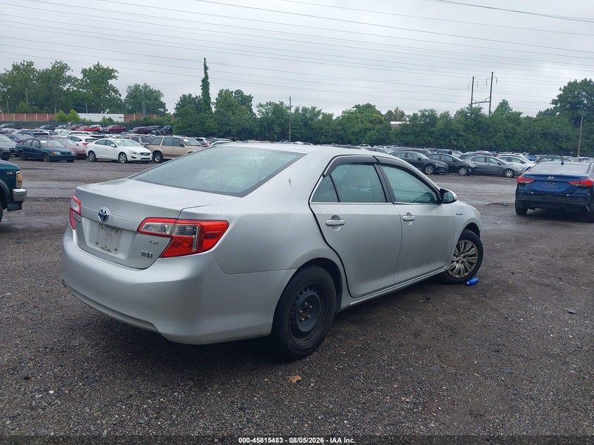Vin: 4t1bd1fk0cu052278, lot: 46314364, toyota camry hybrid le 20124