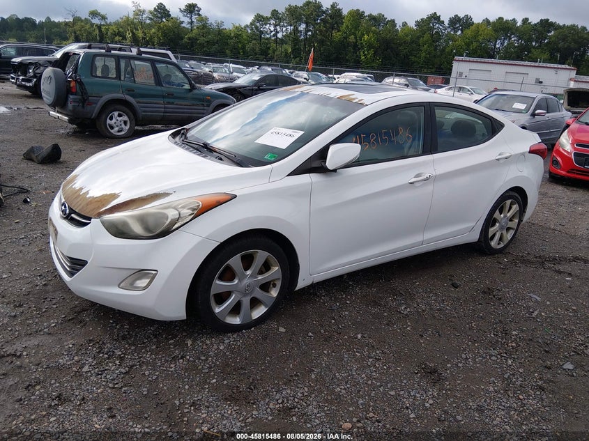 Vin: 5npdh4ae2ch090710, lot: 46314367, hyundai elantra limited 20122