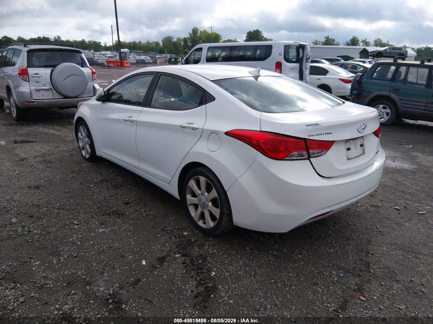 Vin: 5npdh4ae2ch090710, lot: 46314367, hyundai elantra limited 20123
