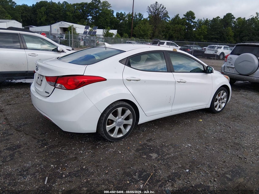 Vin: 5npdh4ae2ch090710, lot: 46314367, hyundai elantra limited 20124