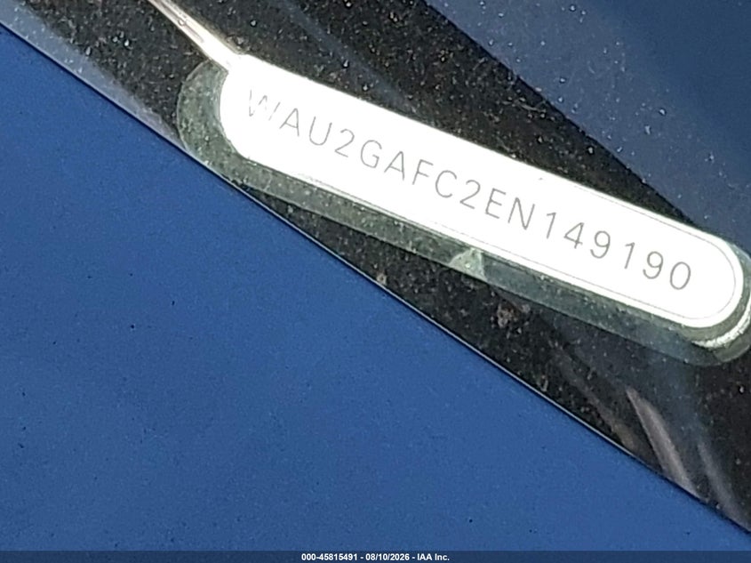 AUDI A7 2014 VIN WAU2GAFC2EN149190