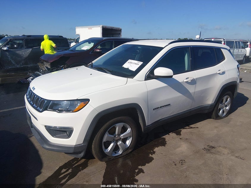 Vin: 3c4njdbb4ht675051, lot: 46314390, jeep new compass latitude 4x4 20172