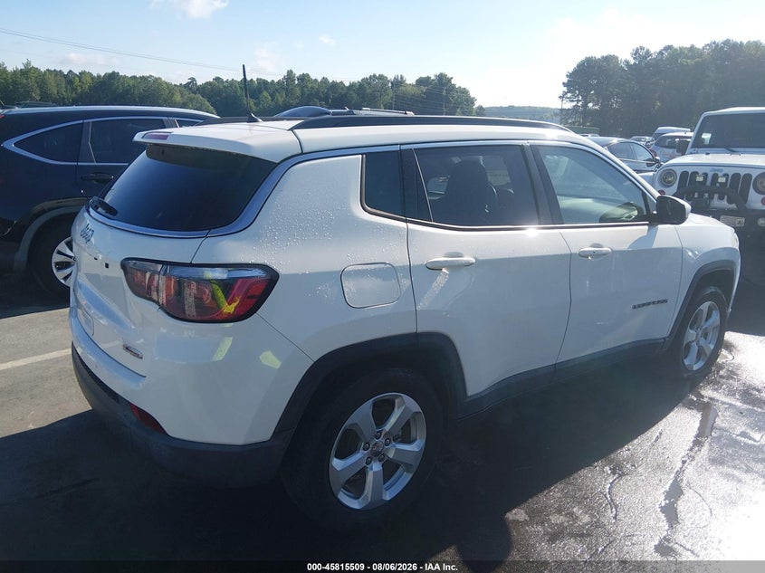 Vin: 3c4njdbb4ht675051, lot: 46314390, jeep new compass latitude 4x4 20174