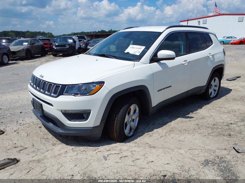 Vin: 3c4njdbb4ht675051, lot: 46314390, jeep new compass latitude 4x4 20172