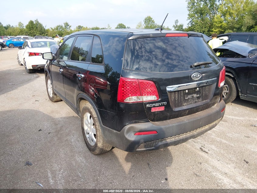 Vin: 5xykt3a16bg150264, lot: 46314401, kia sorento lx 20113