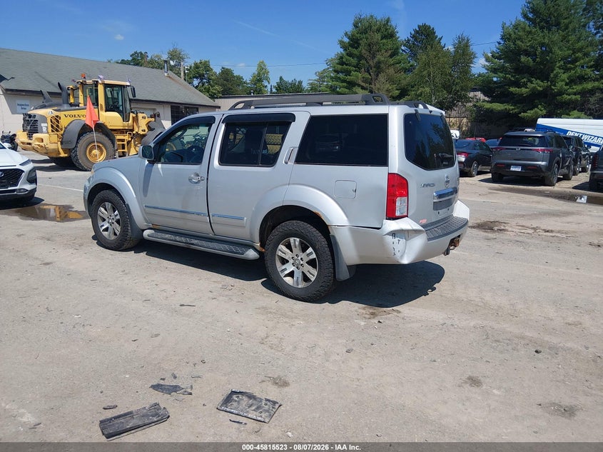 Vin: 5n1ar1nb0cc604933, lot: 46314404, nissan pathfinder silver 20123