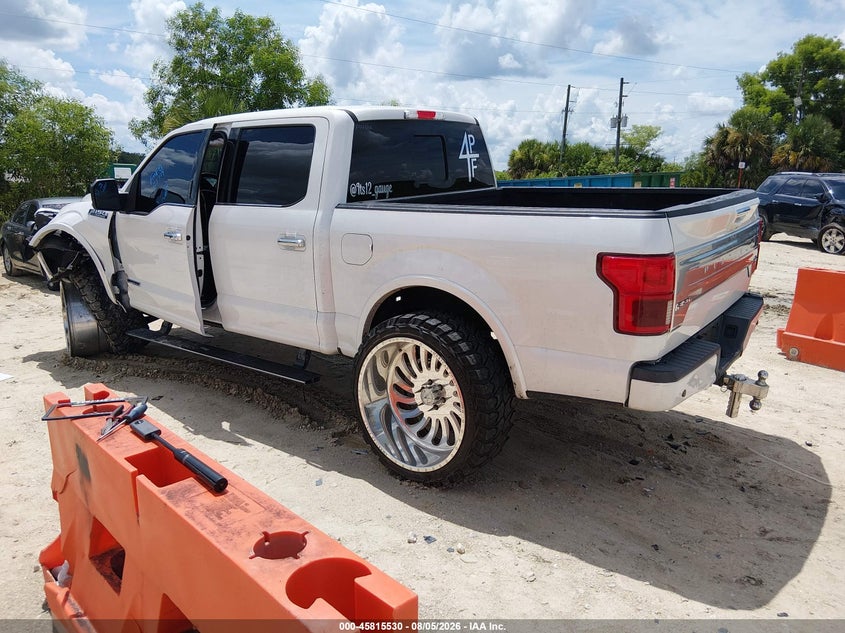 Vin: 1ftfw1e1xjfe60149, lot: 46314411, ford f-150 platinum 20183