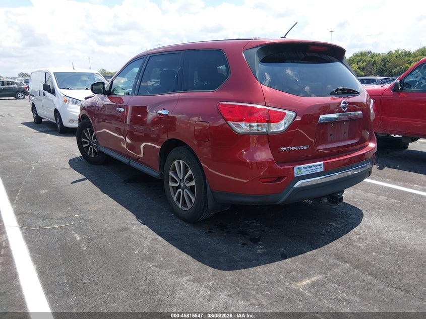 Vin: 5n1ar2mn3ec663995, lot: 46314428, nissan pathfinder s 20143