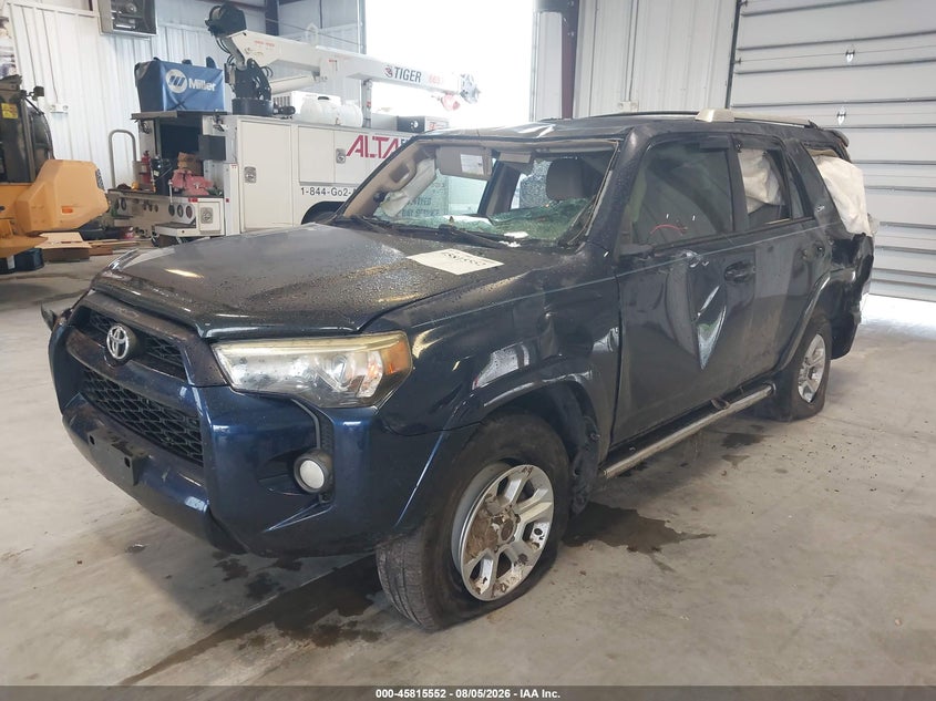 Vin: jtebu5jr4e5186462, lot: 46314433, toyota 4runner sr5 20142