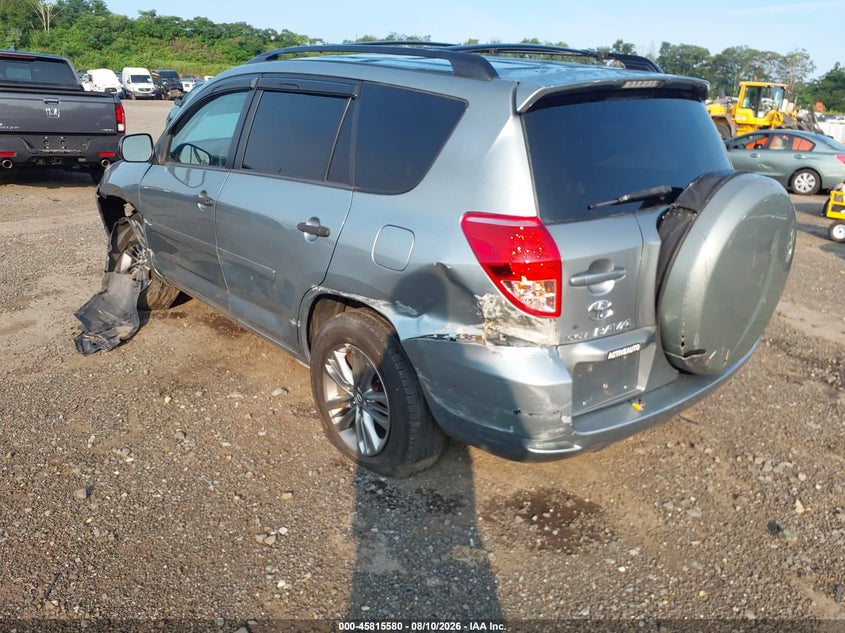 2008 TOYOTA RAV 4 SPORT UTILITY VEHICLE 2.4L I-4 DOHC, VVT, 166HP
