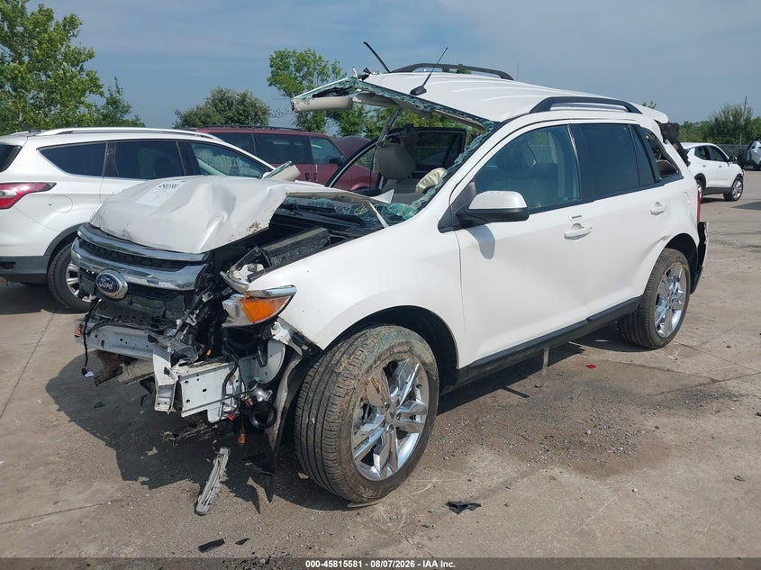 Vin: 2fmdk3jc0eba14732, lot: 46314462, ford edge sel 20142