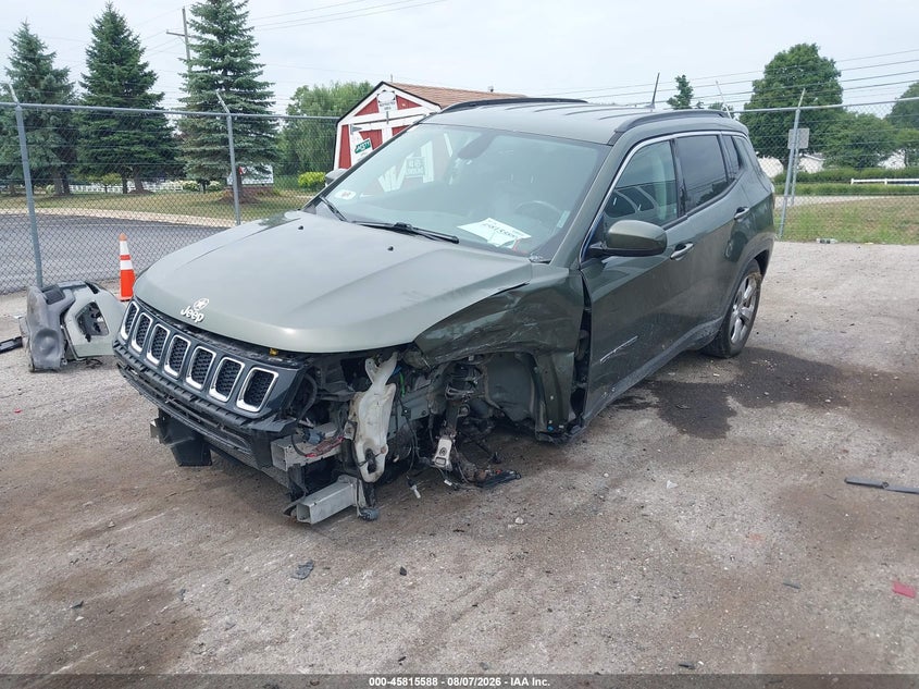Vin: 3c4njdbb2ht657633, lot: 46314469, jeep new compass latitude 4x4 20172
