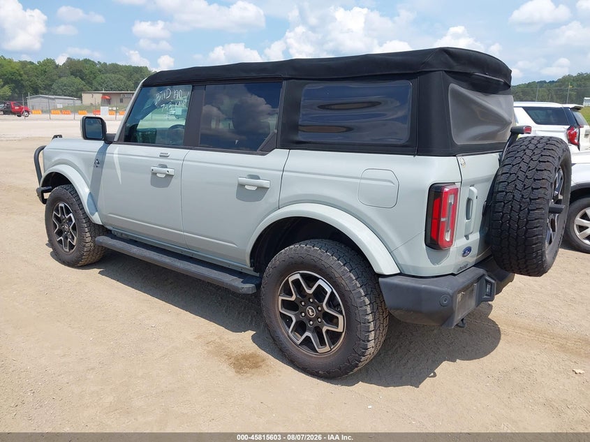 Vin: 1fmde5dh9nlb48908, lot: 46314484, ford bronco outer banks 20223