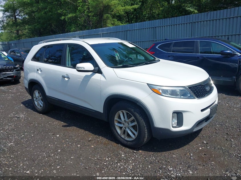 Vin: 5xykt3a64eg503701, lot: 46314490, kia sorento lx 2014 img_1
