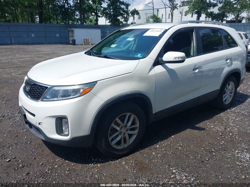 Vin: 5xykt3a64eg503701, lot: 46314490, kia sorento lx 20142