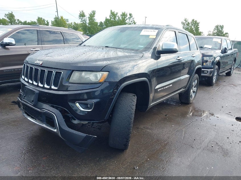 Vin: 1c4rjfbg6ec238555, lot: 46314519, jeep grand cherokee limited 20142