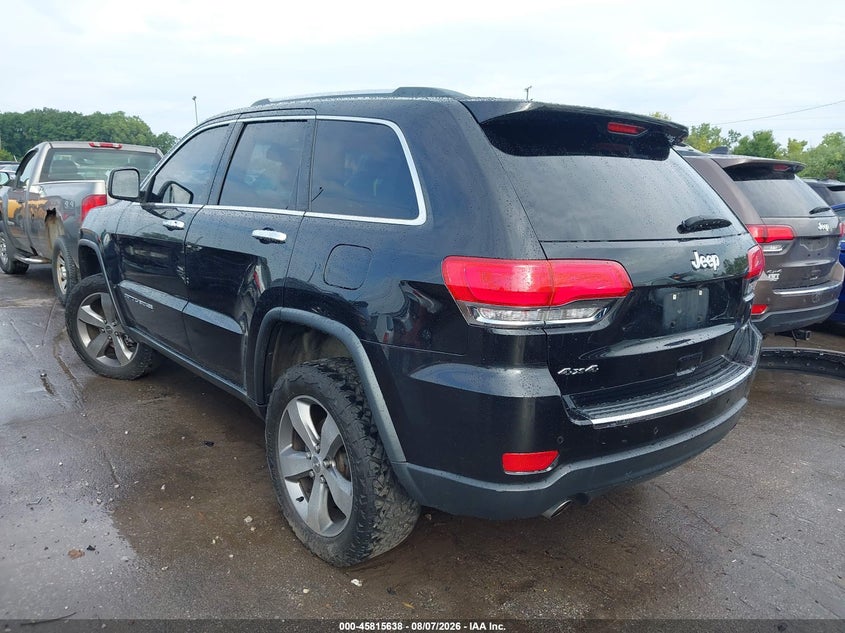 Vin: 1c4rjfbg6ec238555, lot: 46314519, jeep grand cherokee limited 20143