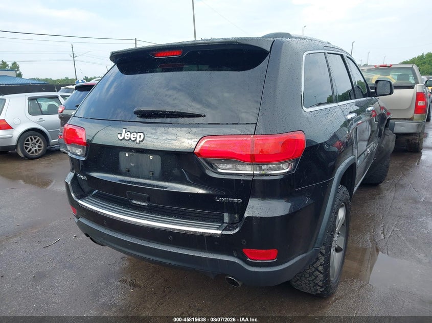 Vin: 1c4rjfbg6ec238555, lot: 46314519, jeep grand cherokee limited 20144