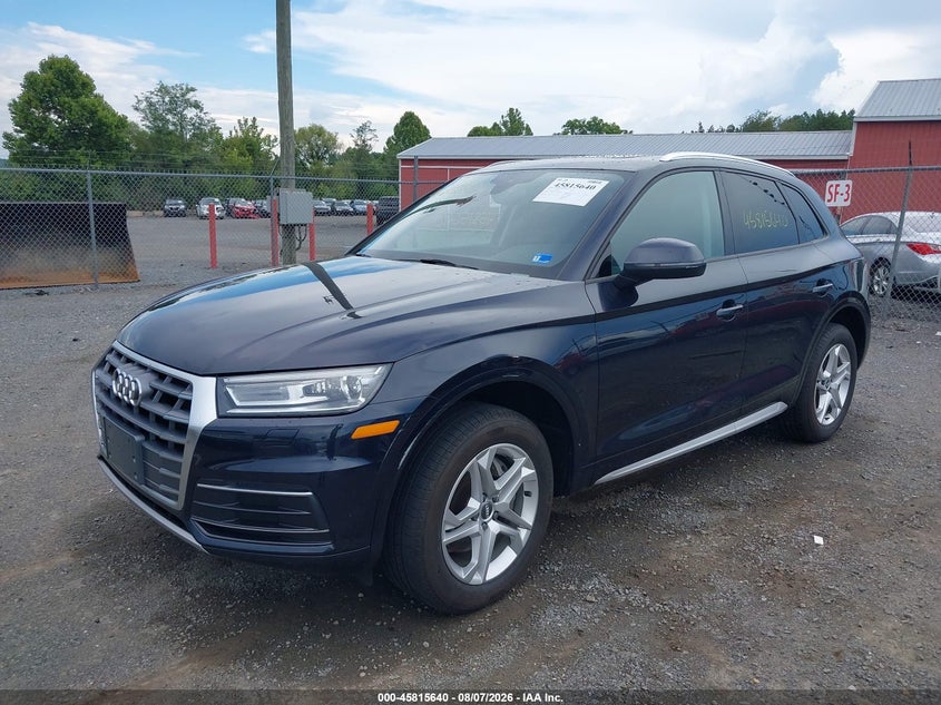 Vin: wa1anafy3j2036516, lot: 46314521, audi q5 2.0t premium/2.0t tech premium 20182