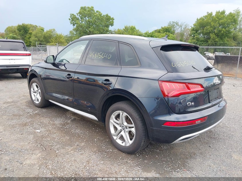 Vin: wa1anafy3j2036516, lot: 46314521, audi q5 2.0t premium/2.0t tech premium 20183