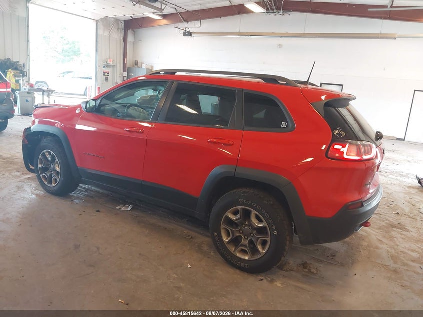 Vin: 1c4pjmbx6kd231025, lot: 46314523, jeep cherokee trailhawk 4x4 20193