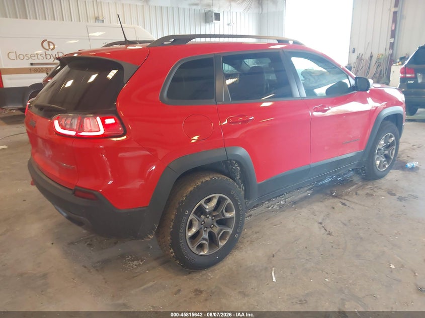 Vin: 1c4pjmbx6kd231025, lot: 46314523, jeep cherokee trailhawk 4x4 20194