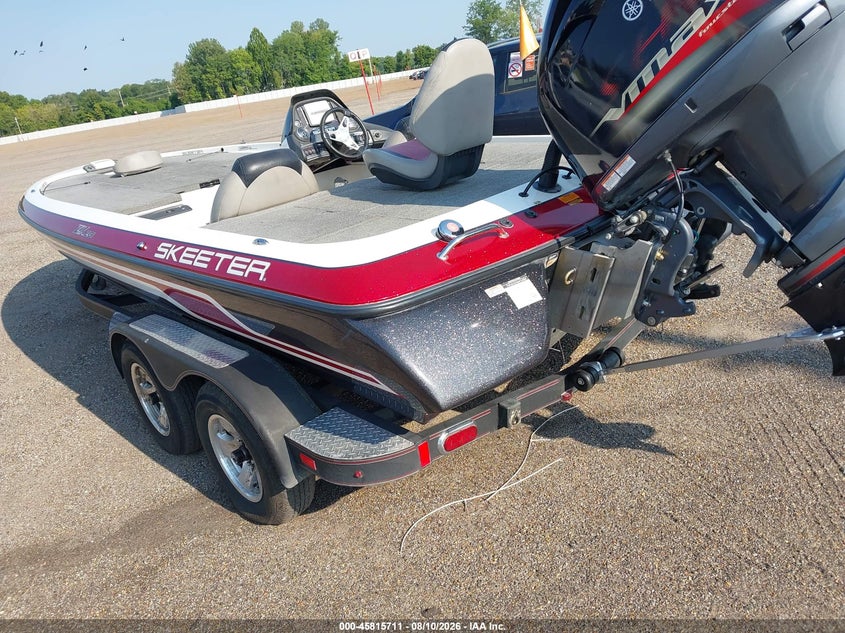 2013 SKEETER ZX20 BASS BOAT auction photo 3