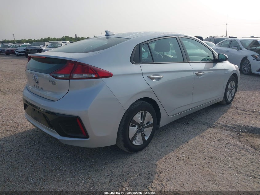 Vin: kmhc65lc1ju075696, lot: 46314602, hyundai ioniq hybrid blue 20184