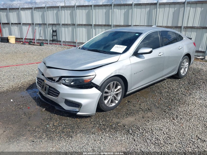 Vin: 1g1ze5st6gf279998, lot: 46314608, chevrolet malibu 1lt 20162
