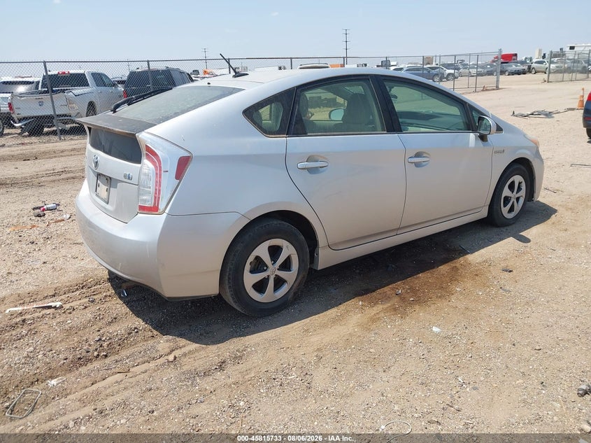 Vin: jtdkn3du2d1709344, lot: 46314614, toyota prius three 20134