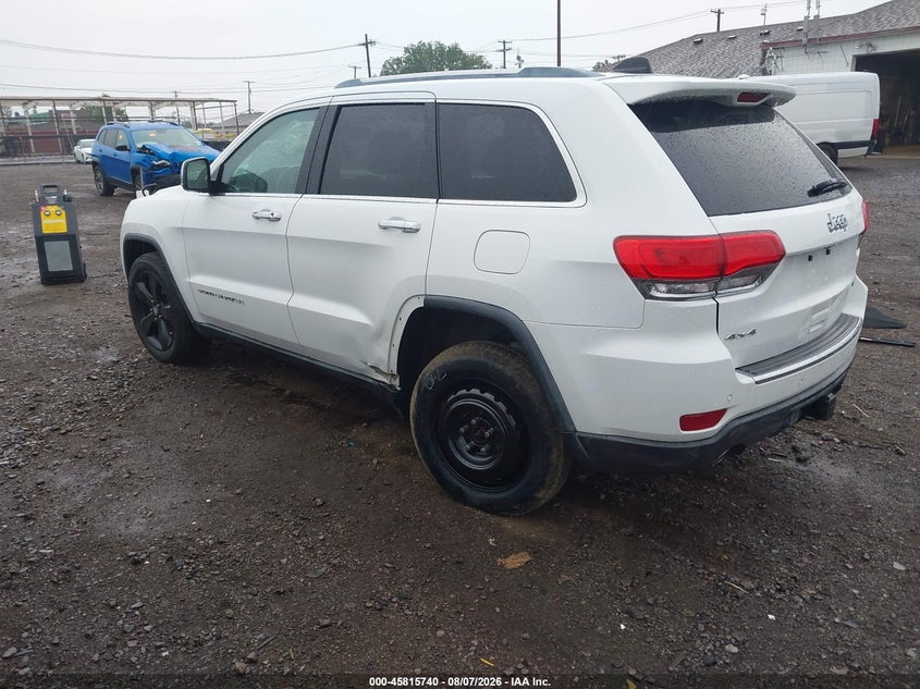 Vin: 1c4rjfbg9ec246567, lot: 46314621, jeep grand cherokee limited 20143