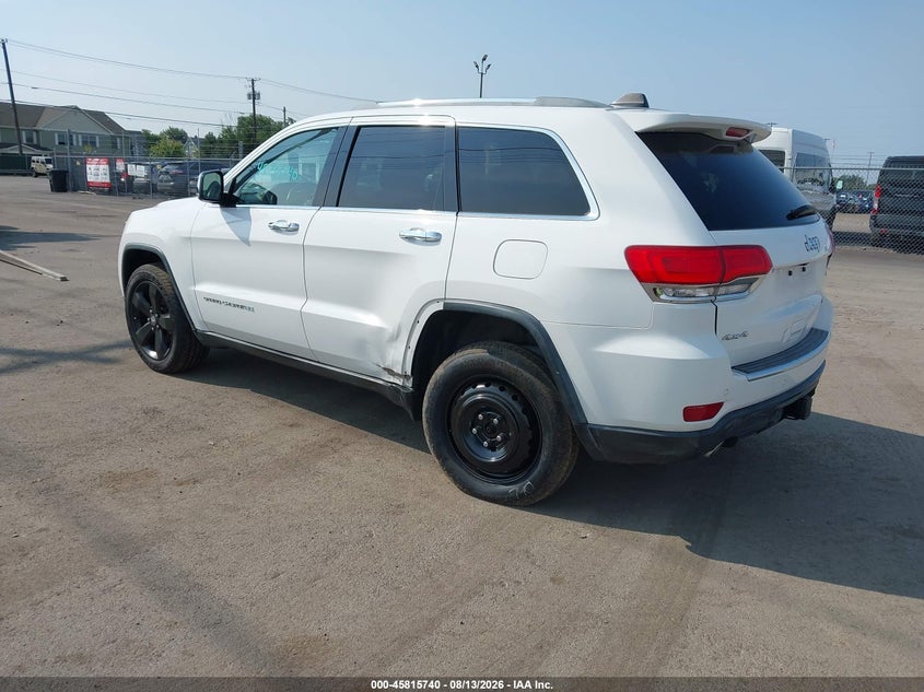 Vin: 1c4rjfbg9ec246567, lot: 46314621, jeep grand cherokee limited 20143