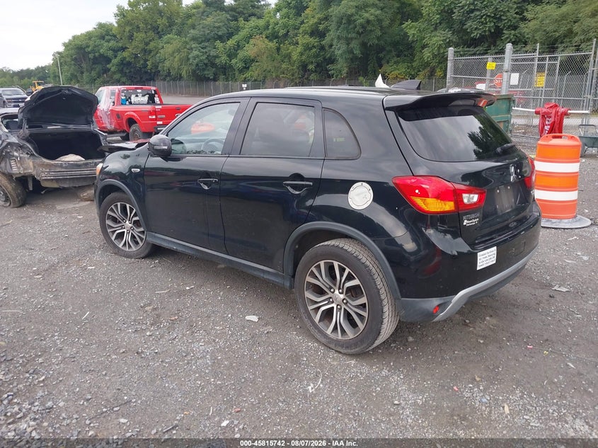 Vin: ja4ap3au0hz045329, lot: 46314623, mitsubishi outlander sport 2.0 es/2.0 le 20173