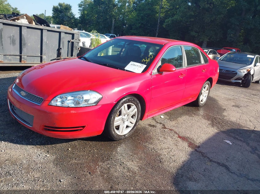 Vin: 2g1wg5e39c1329416, lot: 46314628, chevrolet impala lt 20122