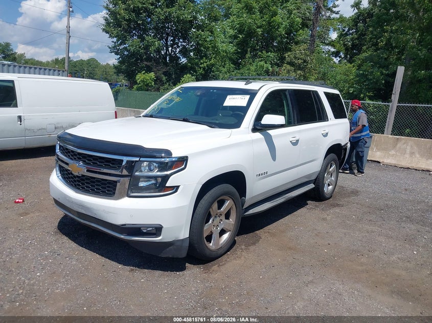 Vin: 1gnskbkc2fr109738, lot: 46314642, chevrolet tahoe lt 20152