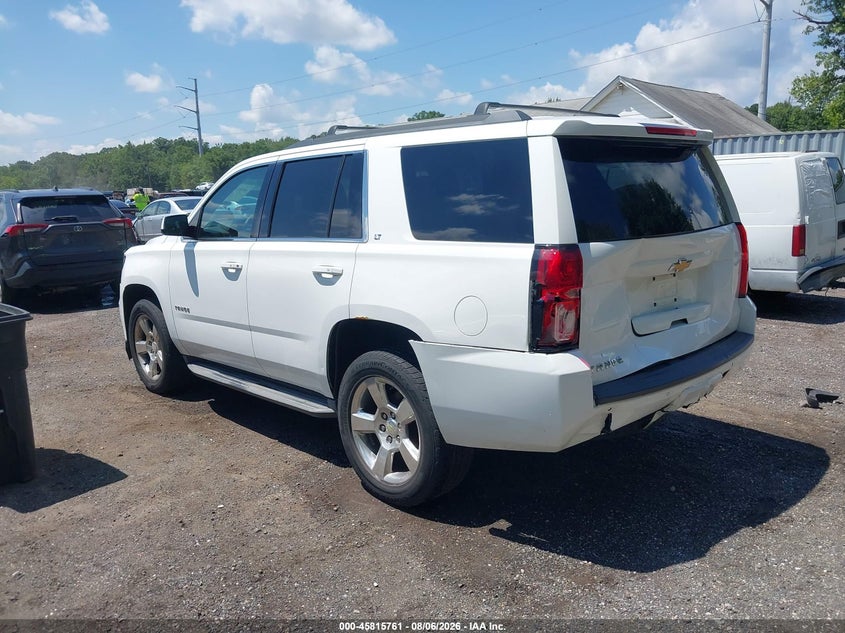 Vin: 1gnskbkc2fr109738, lot: 46314642, chevrolet tahoe lt 20153