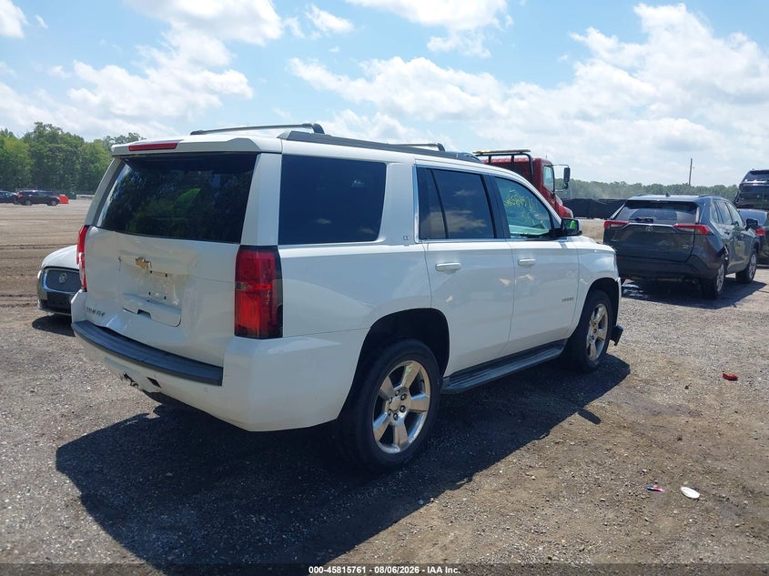 Vin: 1gnskbkc2fr109738, lot: 46314642, chevrolet tahoe lt 20154
