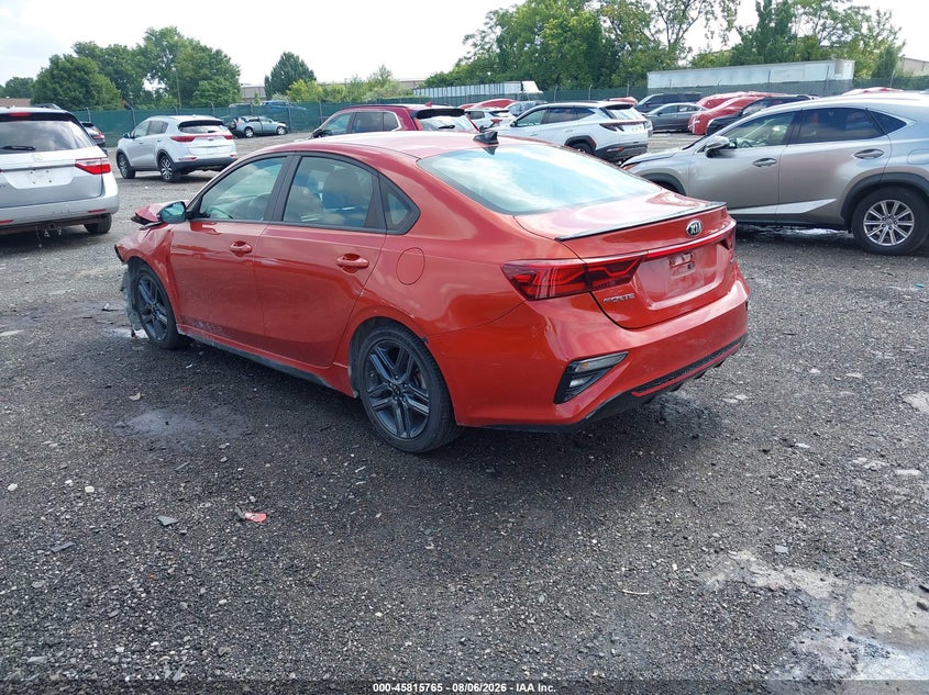 Vin: 3kpf34ad3le200716, lot: 46314646, kia forte gt-line 20203