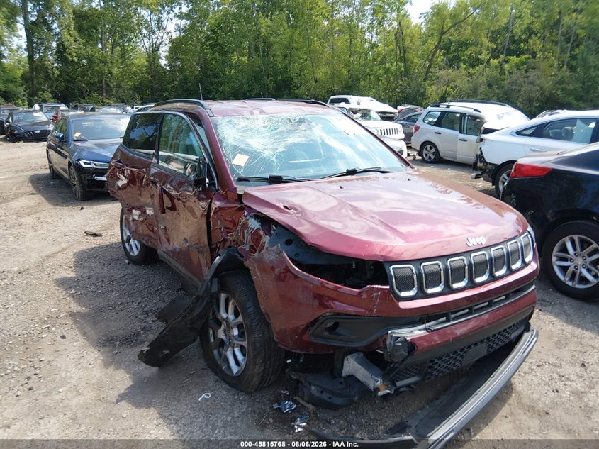 Vin: 3c4njdfb8nt207099, lot: 46314649, jeep compass latitude lux 4x4 2022 img_1