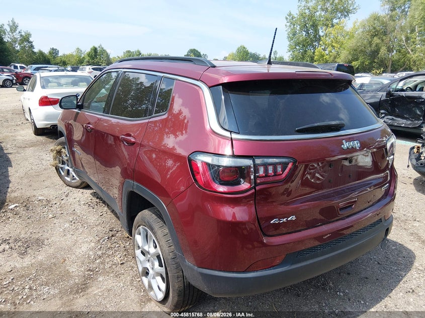 Vin: 3c4njdfb8nt207099, lot: 46314649, jeep compass latitude lux 4x4 20223