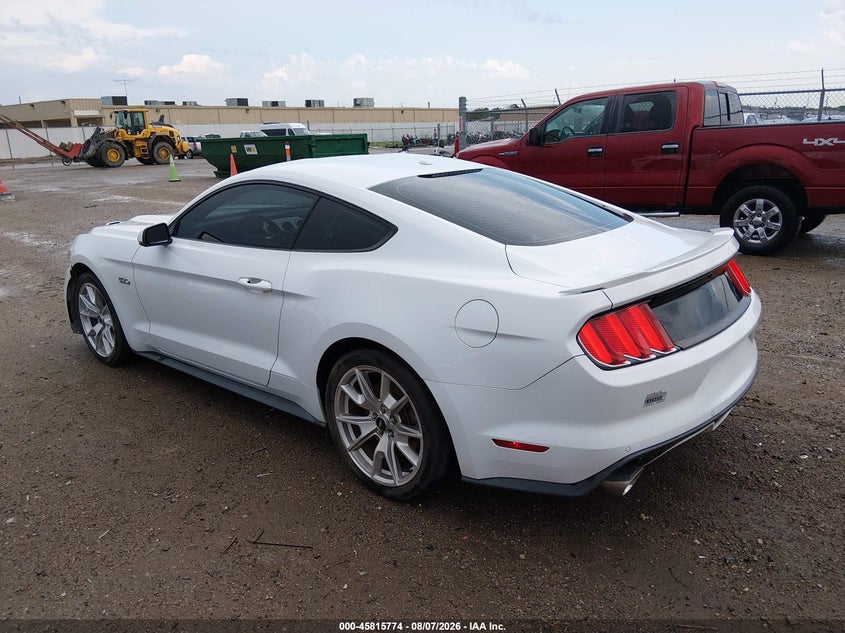 Vin: 1fa6p8cf0f5411713, lot: 46314655, ford mustang gt premium 20153