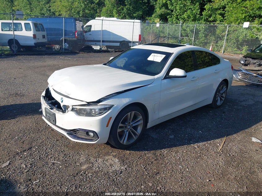 Vin: wba4j3c52jbl02948, lot: 46314656, bmw 430i gran coupe xdrive 20182