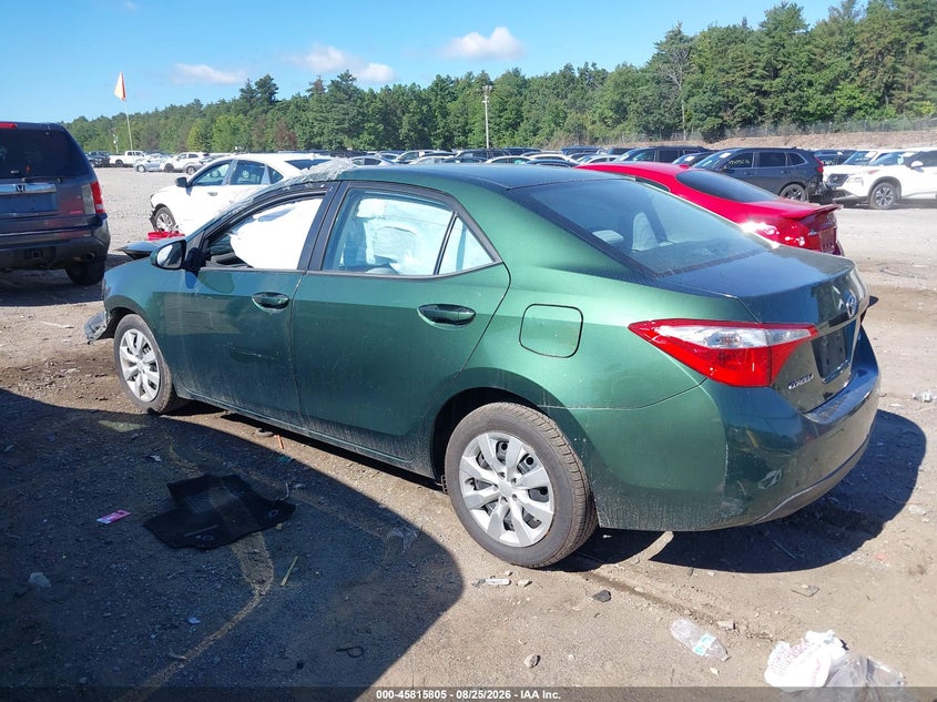 TOYOTA COROLLA 2016 VIN 2T1BURHE6GC711767