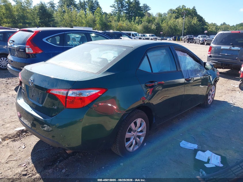 TOYOTA COROLLA 2016 VIN 2T1BURHE6GC711767