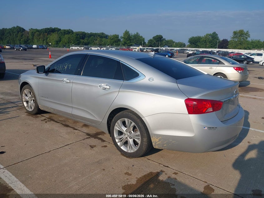 Vin: 1g1125s3xeu170278, lot: 46314700, chevrolet impala 2lt 20143