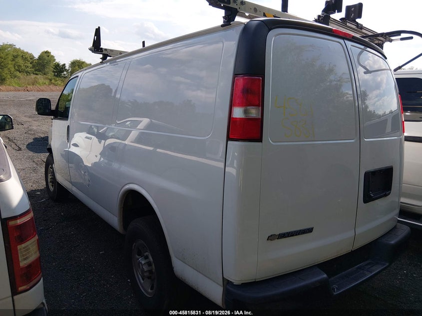 Vin: 1gcwgafp4m1309289, lot: 46314712, chevrolet express cargo rwd 2500 regular wheelbase wt 20213
