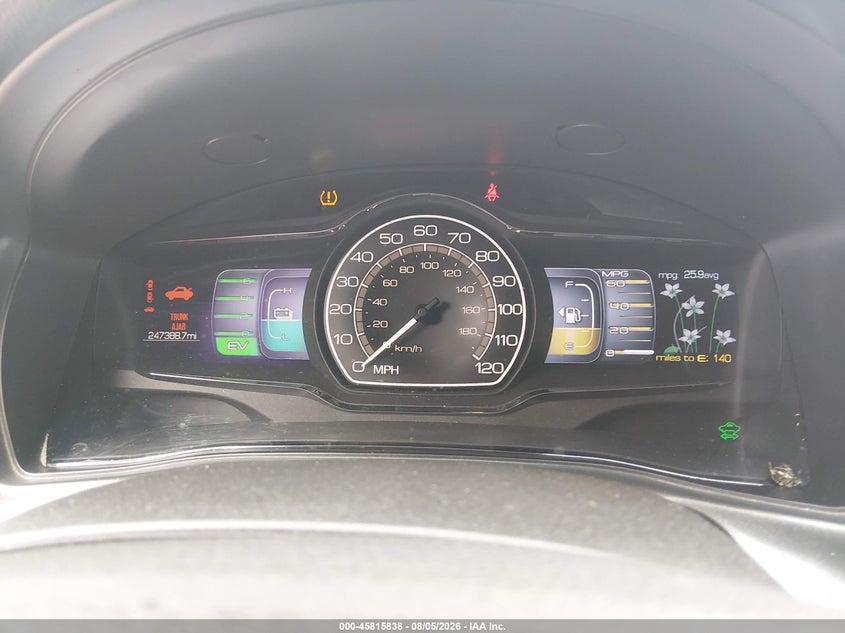 2012 LINCOLN MKZ HYBRID auction photo 7