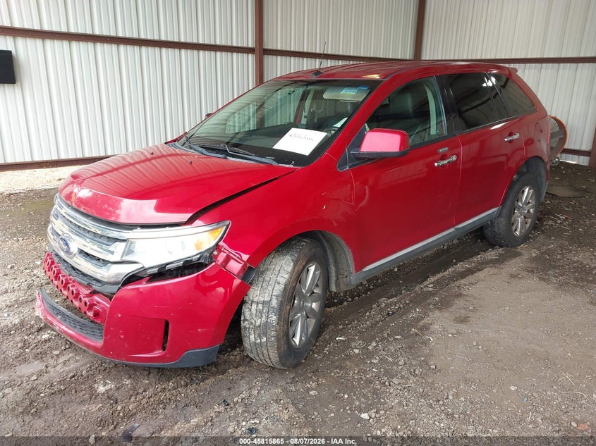 Vin: 2fmdk3jc7bba08485, lot: 46314746, ford edge sel 20112