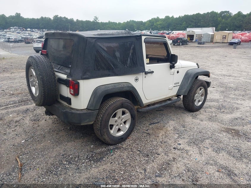 Vin: 1j4aa2d17al145515, lot: 46314780, jeep wrangler sport 20104